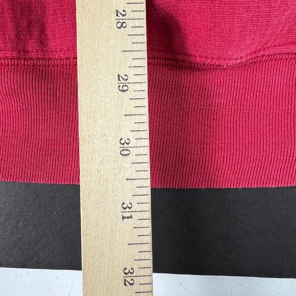 Y2K Steve Barry Indiana Hoosiers Sweatshirt Extra Large Red Distressed Crewneck - Picture 14 of 16